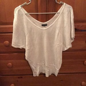 V-neck off the shoulder top